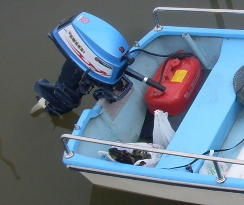 ขายเครื่องยนต์เรื่อยามาฮ่า 15แรง ท่อนยาว 2จังหวะ 2 สูบ CDI