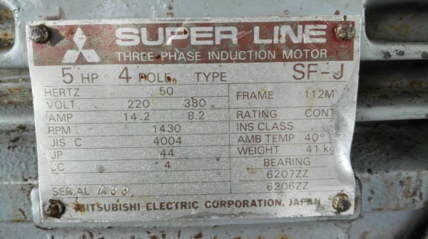 ======= Sold Out!! ======== ปั้มน้ำมันไฮดรอลิค ขนาด 5 HP. 380V. สภาพสวย พร้อมใช้งานครับ!! โทร 089-2499-123 นครปฐม