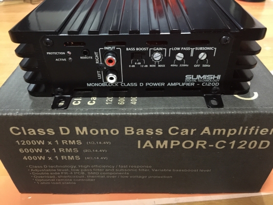 ขายเพาเวอร์แอมป์คลาสดี SOUNDMAGUS รุ่น IAMPOR - C120D ขายเพาเวอร์แอมป์คลาสดี SOUNDMAGUS รุ่น IAMPOR - C120D