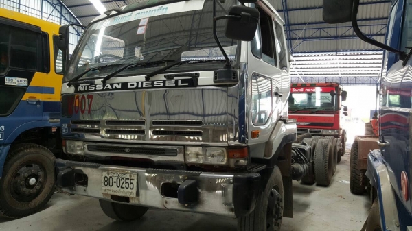 ขายหัวคัสซี NISSAN เครื่อง HO7D 195 แรงม้า สโลว์กลาง เบรคทิฟฟี่ พาวเวอร์ ทะเบียนพร้อมโอนครับ