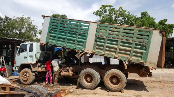 ขายรถพ่วง ดั้มแม่-ลูก ROCKY 240 นางฟ้าแท้ FXZ23NFP R เครื่อง 6SD1 240 แรงม้า เกียร์ Easton คัสซีสวยตลอดเส้น ยางเต็ม แอร์เย็น ทะเบียนพร้อมโอน