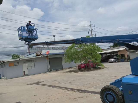 รถกระเช้ามือสองยี่ห้อ AICHI  รุ่น SP120   ราคาถูกสุดสุด * *