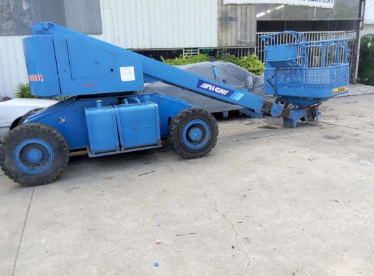 รถกระเช้ามือสองยี่ห้อ AICHI  รุ่น SP120   ราคาถูกสุดสุด * *