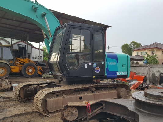 ขายด่วน HITACHI EX120-2 รถสวยพร้อมใช้ไฟฟ้าครบ เอกสารอินวอย