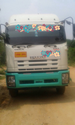 ขายดาวน์รถบรรทุก 22 ล้อพ่วงแม่ลูกดัมพ์ ISUZU DECA 360 แรงม้าปี 2557 ลูกพ่วงสามมิตร 3 เพลา ขายดาวน์ 500000