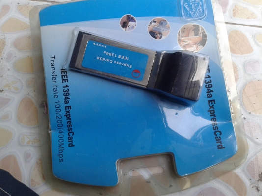 การ์ดIEEE1394ใส่โนตบุค