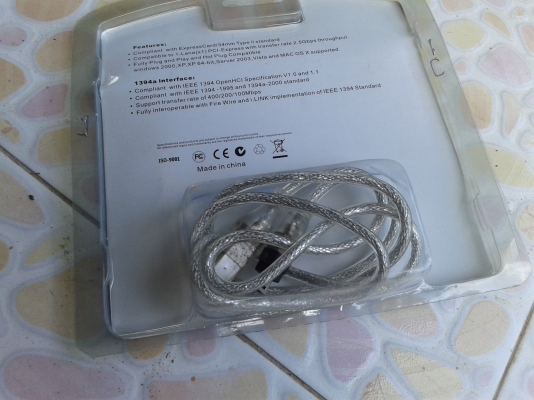 การ์ดIEEE1394ใส่โนตบุค