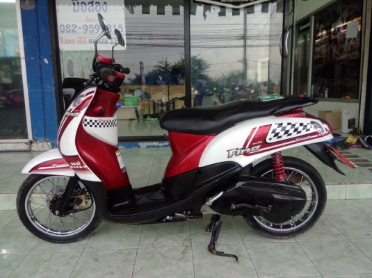 Fino ลาย Sports สีแดง ขาว สวยๆเล่มเอกสาร ครบครับ Fino ลาย Sports สีแดง ขาว สวยๆเล่มเอกสาร ครบครับ