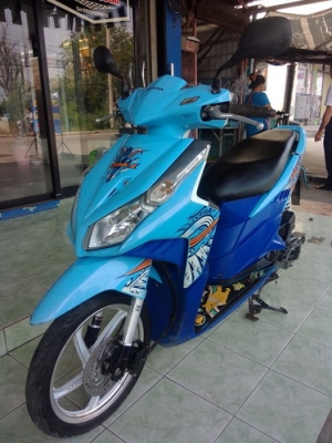 Honda Click 110i รถปี56 ตัวท็อปคอทบายเบรค (ล้อแม็ก) สวยๆพร้อมเล่ม