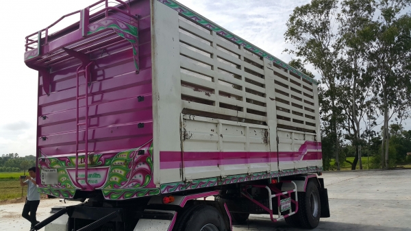 ขายรถพ่วง 20 ล้อ แม่.ลูก กระบะเหล็กคอกเกษตรไม่ดั้ม HINO 260 ปี.48 เครื่องแน้น เกียร์ดี ยางไม่สวย ราคา1600000 สนใจรีบจองด่วน