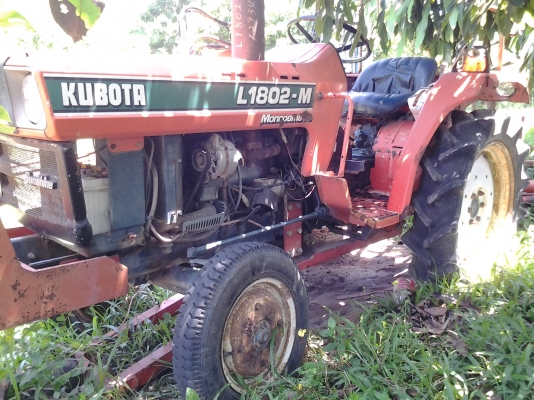 ขายตามสภาพรถไถคูโบต้า18มีดันหน้ามีผาลหลังลดเหลือ55000บาท