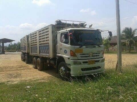 ขายHINO รุ่น MEGA 320 ปี 49 ลูกพ่วงปี 54 ดั้มพ์แม้-ลูก