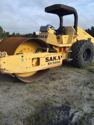 รถบดถนน SAKAI SV505D ปี 2008  รถเก่านอก