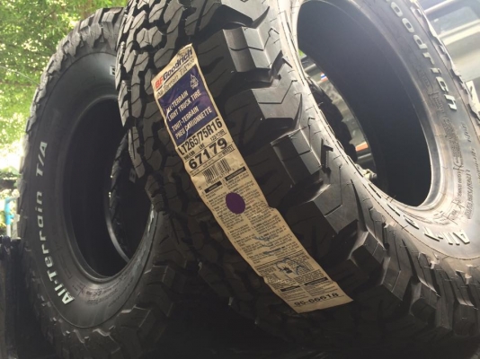 BF Goodrich All-Terrain KO2 265 75 r16 ยางใหม่เส้นละ 8200บาท BF Goodrich All-Terrain KO2 265 75 r16 ยางใหม่เส้นละ 8200บาท