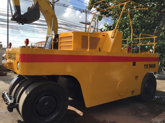 ขายด่วนรถบดล้อยาง9ล้อSAKAI TS7409 พร้อมใช้งาน เอกสารเล่มทะเบียน
