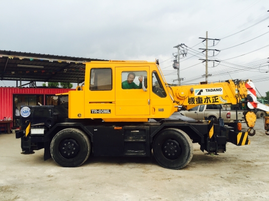 ขาย รถเครนTADANO TR-80ML เก่านอกพร้อมใช้งานครับ