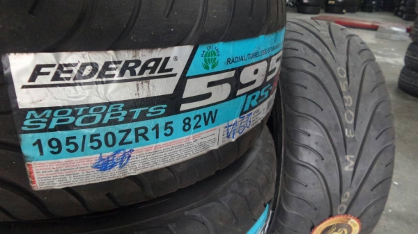 FEDERAL 595 RS-R 195/50R15 เส้นละ 3,500 บาท