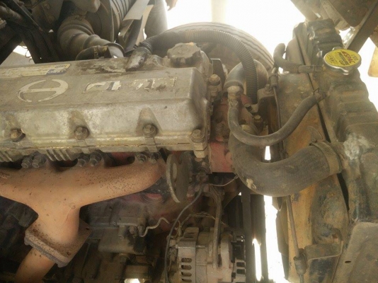 รถบรรทุก 6 ล้อ HINO FB4JGKA 140 แรงม้า กระบะคาร์โก้รั้วเหล็ก