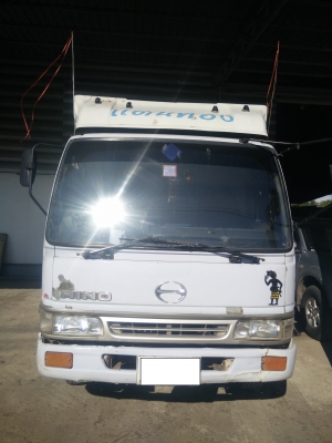 รถบรรทุก 6 ล้อ HINO FB4JGKA 140 แรงม้า กระบะคาร์โก้รั้วเหล็ก