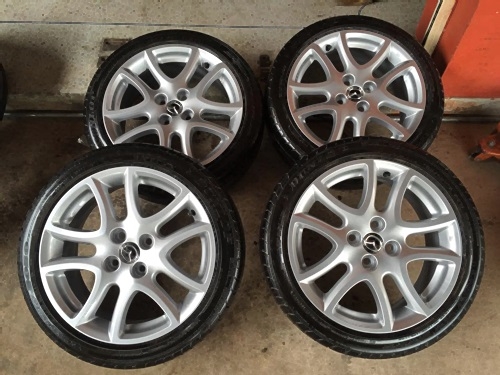 ล้อเดิม Masda2 ขอบ16 พร้อมยาง 195/45R16