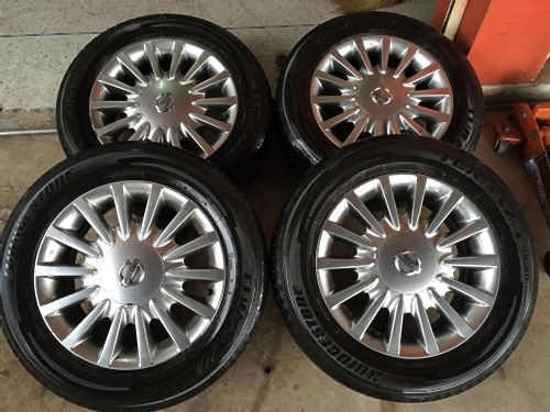 ล้อเดิม Nissan Teana เดิมๆ ขอบ16 5รู114 พร้อมยาง Bridgestone 215/60/16
