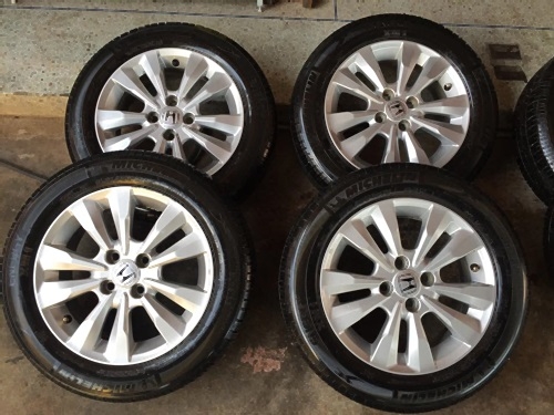 ล้อเดิม Honda City ขอบ15 4รู100 พร้อมยาง Michelin 175/65R15