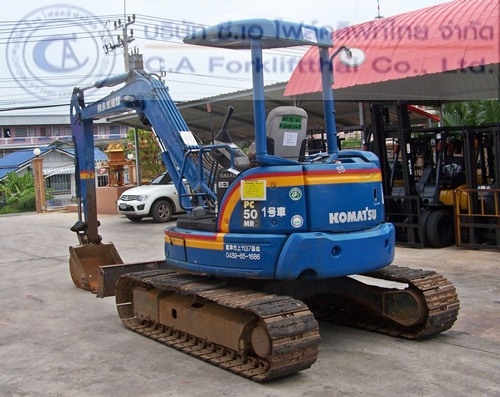 ขาย รถขุดแบคโฮ KOMATSU รุ่น PC50MR-2