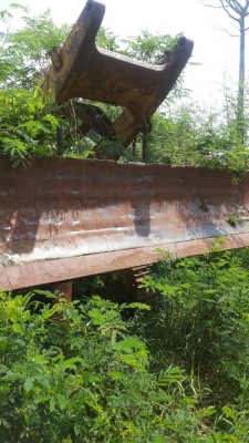 ขายรถแทรคเตอร์ KOMATSU D50S ใส่ใบมีดดันหน้าแบบ D50A ราคา 125000