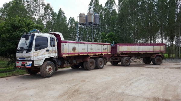 ขายรถพ่วง ดั้มแม่-ลูก ISUZU DECA 270 EURO 2 ปี 48 เครื่องดำ เกียร์เดิม ZF คัสซีสวยแต่มีคราบสนิมหน่อย ทะเบียนพร้อม ราคาต่อรองได้ครับ