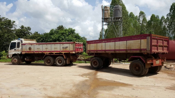 ขายรถพ่วง ดั้มแม่-ลูก ISUZU DECA 270 EURO 2 ปี 48 เครื่องดำ เกียร์เดิม ZF คัสซีสวยแต่มีคราบสนิมหน่อย ทะเบียนพร้อม ราคาต่อรองได้ครับ