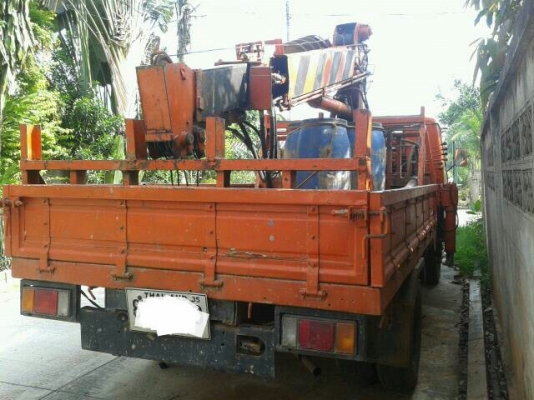 ขายรถ6ล้อติดเครนเจาะเสาไฟฟ้า TADANO 4.5ตันเจาะหลุม12นิ้วได้ครับ รถพร้อมใช้งานครับ