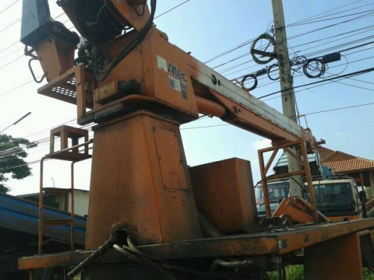 ขายแท่นเครนเจาะเสาไฟฟ้าขนาด8ตัน ยี่ห้อ Altec ขาด หัวเจาะ ระบบยังครบ นำไปติดตั้งบนรถ6ล้อได้เลยครับ