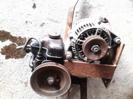 ขายชุดพ่วงไดชาร์จ ใส่L200  4D56 ได้เลย พร้อมตัวปั่น เพาเวอร ์เหมาะสำหรับรถเครื่องเสียง รถที่ ต้องการไฟเยอะๆ