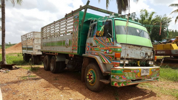 ขายรถพ่วง แม่ดั้ม-ลูกไม่ดั้ม ISUZU FVZ32MZPR วางเครื่อง 6BG1 เทอร์โบอินเตอร์ 230 แรงม้า เกียร์ Eston ช่วงล่าง 240 เบรคทิฟฟี่ชุดใหญ่ คัสซีสวยตลอดเส้น ทะเบียนพร้อมโอนครับ