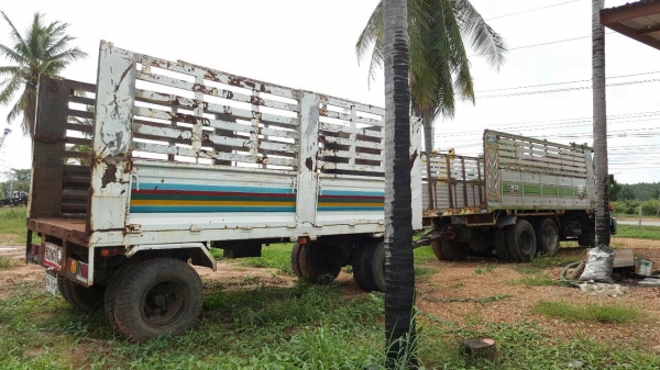 ขายรถพ่วง แม่ดั้ม-ลูกไม่ดั้ม ISUZU FVZ32MZPR วางเครื่อง 6BG1 เทอร์โบอินเตอร์ 230 แรงม้า เกียร์ Eston ช่วงล่าง 240 เบรคทิฟฟี่ชุดใหญ่ คัสซีสวยตลอดเส้น ทะเบียนพร้อมโอนครับ