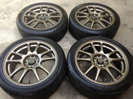 ล้อT'Sดำแดง- SPRINT HART-5 ZIGEN-ATECH (4-100) /ยาง BS ล้อT'Sดำแดง- SPRINT HART-5 ZIGEN-ATECH (4-100) /ยาง BS