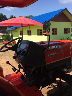 ขายคูโบต้าL4508DT ปรับสภาพรอยรั่วซืมแล้ว พร้อมดันหน้า ราคาเบาๆ245,000บาท