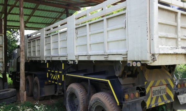 **320,000 บ.ต่อรอง /// หางเซมิดั้ม2เพลา 7.50ม. ช.ทวี เล่มทะเบียน **ขาย หางเซมิดั้ม CTV. 7.50ม. 2เพลา สภาพสวย พร้อมใช้งาน ราคาเบา หางพ่วงดั้ม/เซมิดั้ม CTV.ขอนแก่น ช.ทวี แบบรุ่น CTV412SD-750 ปี37/91 ขนาดยาว 7.50ม. ช่วงล่างเดิม แน่น คัสซีดี สวย ไม่ปะไม่ผุ คร