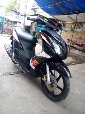 ขายลูกเดียว mio115ตาคู่ท่ออามปี2553 รถบ้านพร้อมใช้ มีเล่มเอกสารครบ