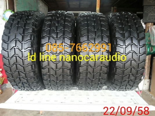 ามใหม่!!ยางรถทหารHUMVEE 37/12.5/16.5 ชุด สภาพสวย นิ่ม ดอกสวย 90UP! ใช้อีกนาน คุ้ม
