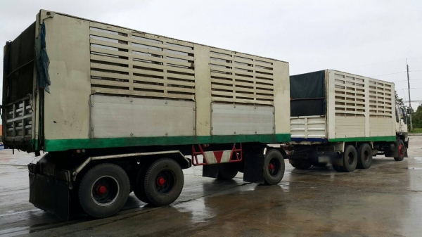 ขายรถพ่วง 24 ล้อ แม่.ลูก กระบะเหล็กคอกกระเศษดั้ม HINO FN1M ปี.46 ว่งเครื่อง.P11C-320 ราคา.1450000 ต่อรอง ขายรถพ่วง 24 ล้อ แม่.ลูก กระบะเหล็กคอกกระเศษดั้ม HINO FN1M ปี.46 ว่งเครื่อง.P11C-320 ราคา.1450000 ต่อรอง