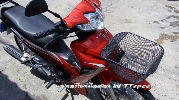 ขาย Wave 110i จดปี 57 ไมล์ 7000 โลใส่กล่องหลังแต่ง