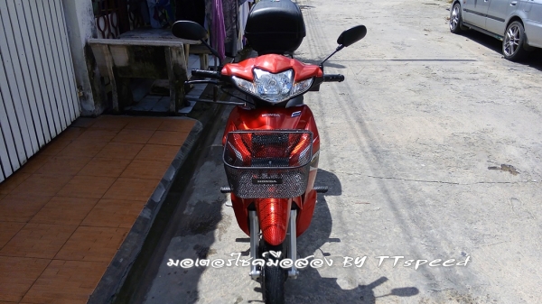 ขาย Wave 110i จดปี 57 ไมล์ 7000 โลใส่กล่องหลังแต่ง