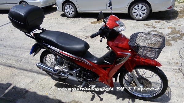 ขาย Wave 110i จดปี 57 ไมล์ 7000 โลใส่กล่องหลังแต่ง