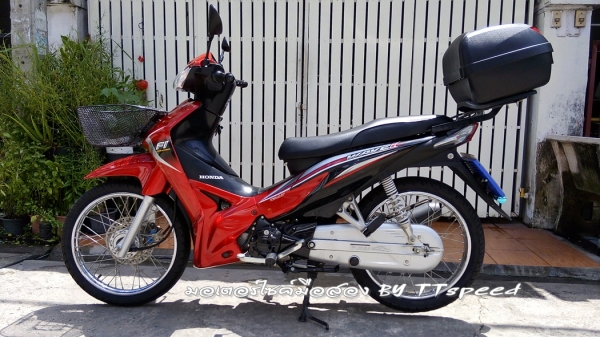 ขาย Wave 110i จดปี 57 ไมล์ 7000 โลใส่กล่องหลังแต่ง