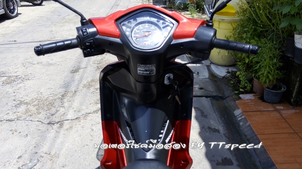 ขาย Wave 110i จดปี 57 ไมล์ 7000 โลใส่กล่องหลังแต่ง