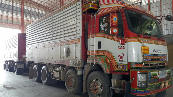 ขายรถพ่วง 22 ล้อ แม่.ลูก กระบะเหล็กคอกเกษตรดั้ม อู่.ฮวดการช่าง ISUZU 360 ปี.52 รถสวย ยางเต็ม ราคา.2550000 ต่อรอง จัดแนนซ์ได้ สนใจรีบโทรจองด่วน