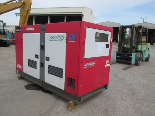 จำหน่ายเครื่องปั่นไฟ AIRMAN SDG100AS มือสองนำเข้าจาก ญี่ปุ่่น สภาถดี พร้อมใช้งาน จำหน่ายเครื่องปั่นไฟ AIRMAN SDG100AS มือสองนำเข้าจาก ญี่ปุ่่น สภาถดี พร้อมใช้งาน