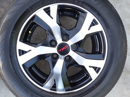 ขายล้อTOYOTA Vigo TRD 16 พร้อมยาง ปี 14 4 ล้อ ขายล้อTOYOTA Vigo TRD 16 พร้อมยาง ปี 14 4 ล้อ