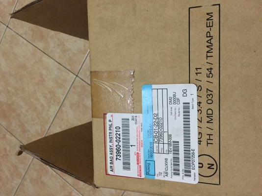 ขายถุงลม AIR BAG TOYOTA อัลติส 2014